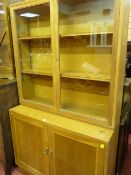 G-Plan style two door bookcase cupboard