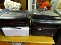 Quantity of office printers and fans by Epson, Ricoh, Dell etc E/T