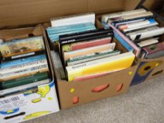 Two boxes of mixed books including a large quantity of mainly art related books
