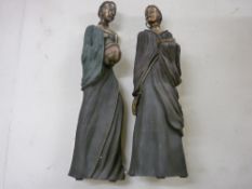 Two large boxed Soul Journeys native figures