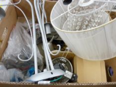 Box of mainly household lighting
