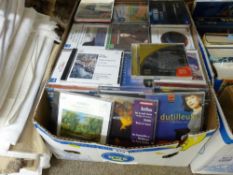 Box with very large quantity of mainly classical CDs