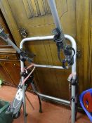 Halfords three cycle bicycle rack for a car and two child bike seats