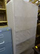 Single divan bed and headboard