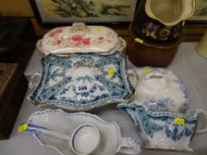 Staffordshire food servers, Denby Bakewell provision container etc
