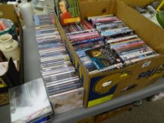 Quantity of music CDs and DVDs