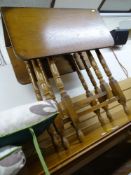 Small gate leg table and a two tier coffee table