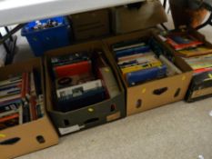 Four boxes of books