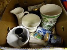 Quantity of pottery planters etc