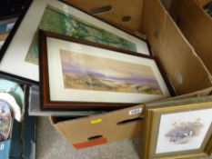 Small selection of framed pictures and prints