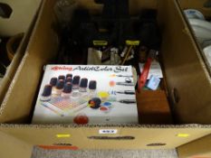 Quantity of artist's materials etc