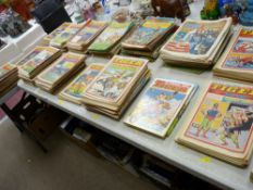 Excellent single owner collection of boys' comics, totalling over four hundred (unchecked), from the