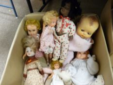Collection of vintage and other dolls