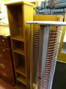 Three CD storage racks