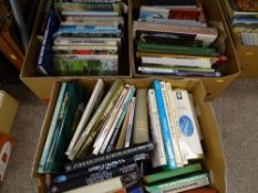 Three boxes of art, horticultural and cookery books