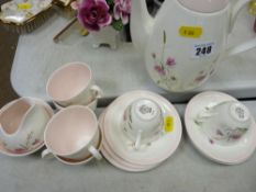 Fifteen piece E B & Co Foley china coffee set