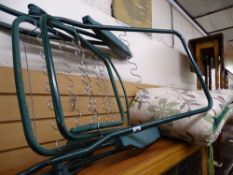 Garden metal frame sun lounger