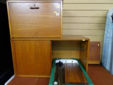 Ladderax lounge system of storage shelves and cupboards