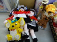 Quantity of soft toys