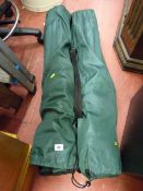 Pair of folding camping chairs