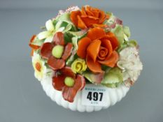 Royal Adderley floral ceramic posy