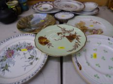 Quantity of mainly display plates, Shelley, Bishop & Stonier etc