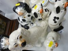 Collection of Staffs comforter dogs