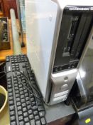 Dell Dimension C521 computer and keyboard E/T