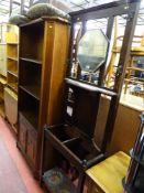 Vintage mirrorback hallstand