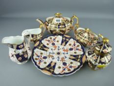 Royal Crown Derby etc - collection of Imari patterned tea and cabinet ware
