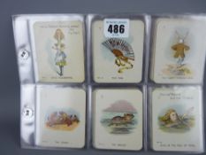 Set of Alice in Wonderland collector's cards by Carreras Ltd