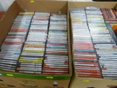 Two boxes of music CDs, predominantly classical and opera