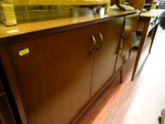 Two door, three drawer mid Century sideboard