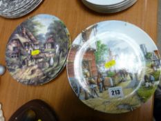 Quantity of decorative wall plates