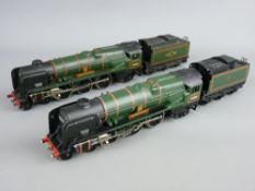 MODEL RAILWAY - Hornby Dublo 2235 West Country 'Barnstaple', boxed, Wrenn W2235 West Country BR '