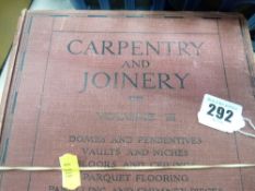 Four editions of 'Carpentry & Joinery' publications