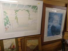 Framed limited edition furnishing prints