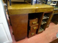 Twin pedestal desk