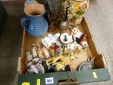 Mixed box of collectable figures etc