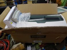 Household electricity consumer box and circuit breakers