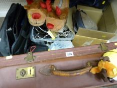 Parcel of mixed collectables including curtain rings, golf bags, boule set etc