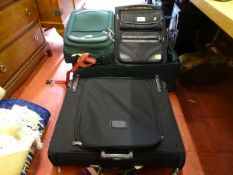 Parcel of modern luggage