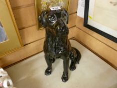 Large Beswick model of a black Labrador, no. 2314