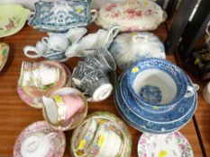 Good selection of pottery dinner and teaware