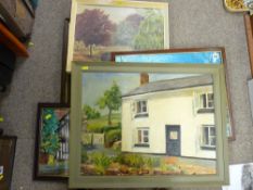 Quantity of framed pictures and prints