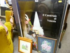 Parcel of framed posters and prints etc