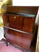 Mahogany cocktail cabinet
