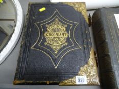 Brass bound Welsh Bible with clasps