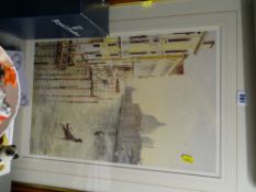 ALAN INGHAM limited edition (258/500) signed print - Venetian scene