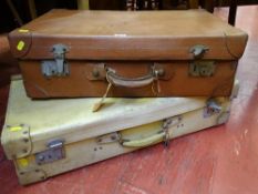 Pair of vintage suitcases